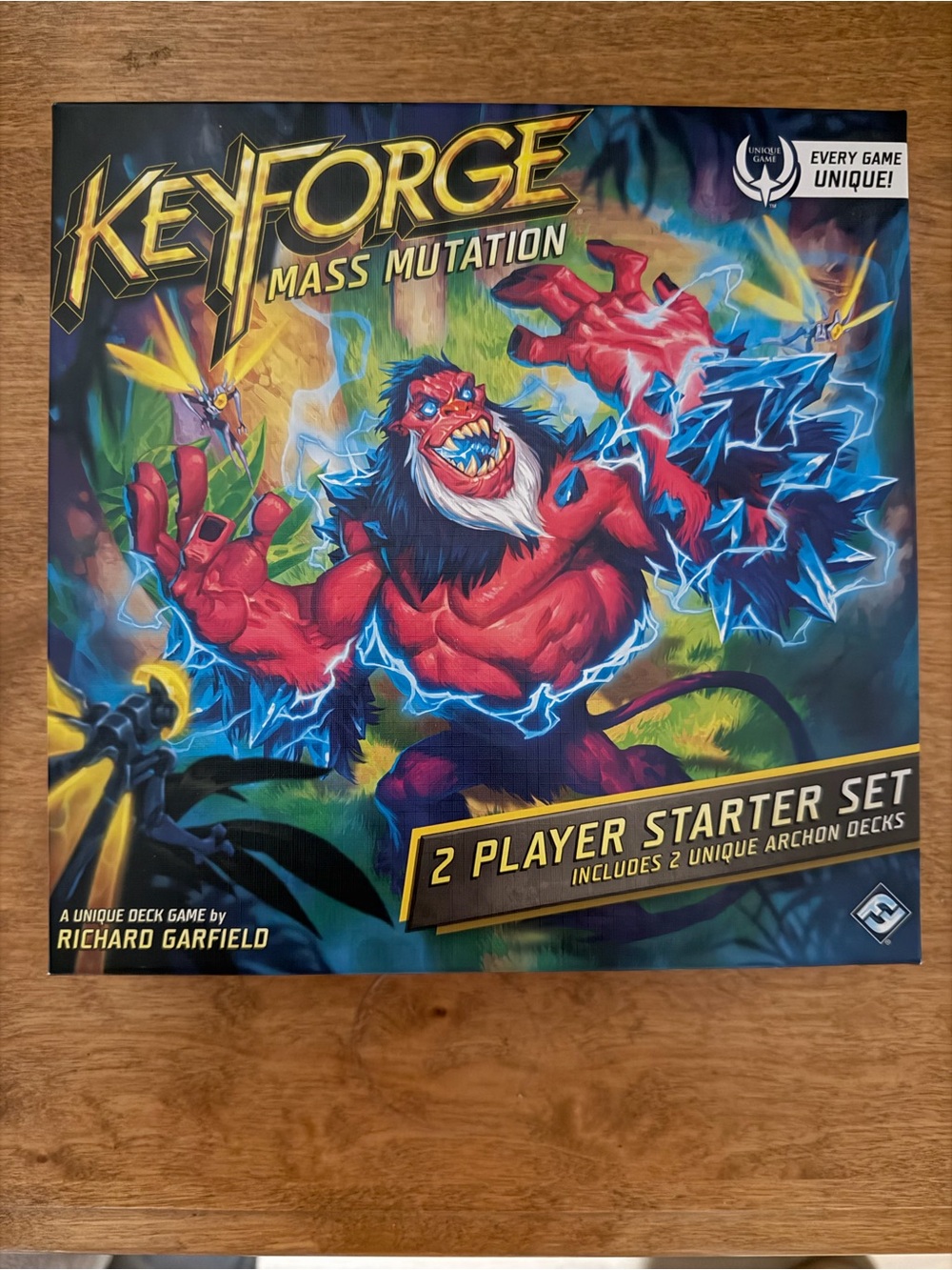 KeyForge Mass Mutation 2 Player Starter Set - Colorful Red Character Art